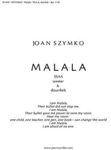 Malala SSAA choral sheet music cover